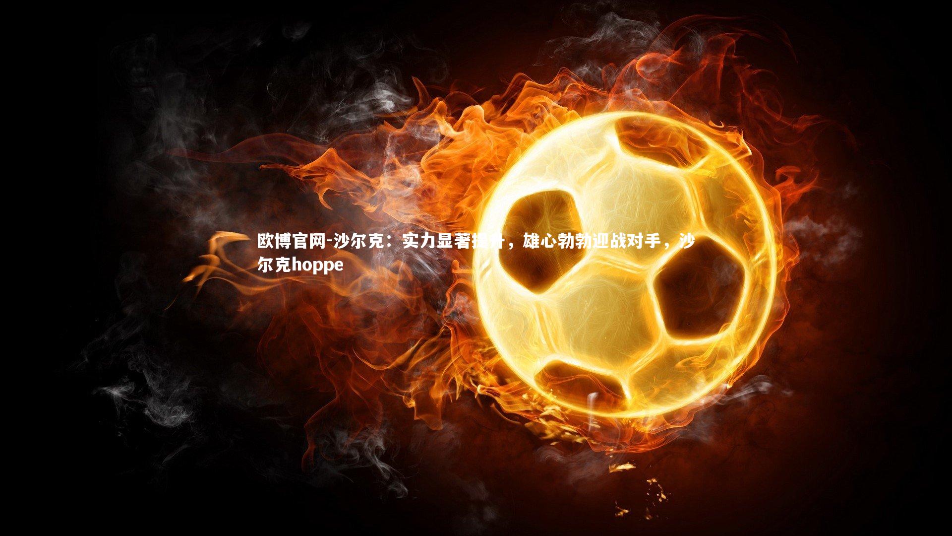 欧博官网-沙尔克：实力显著提升，雄心勃勃迎战对手，沙尔克hoppe-第1张图片-欧博官网